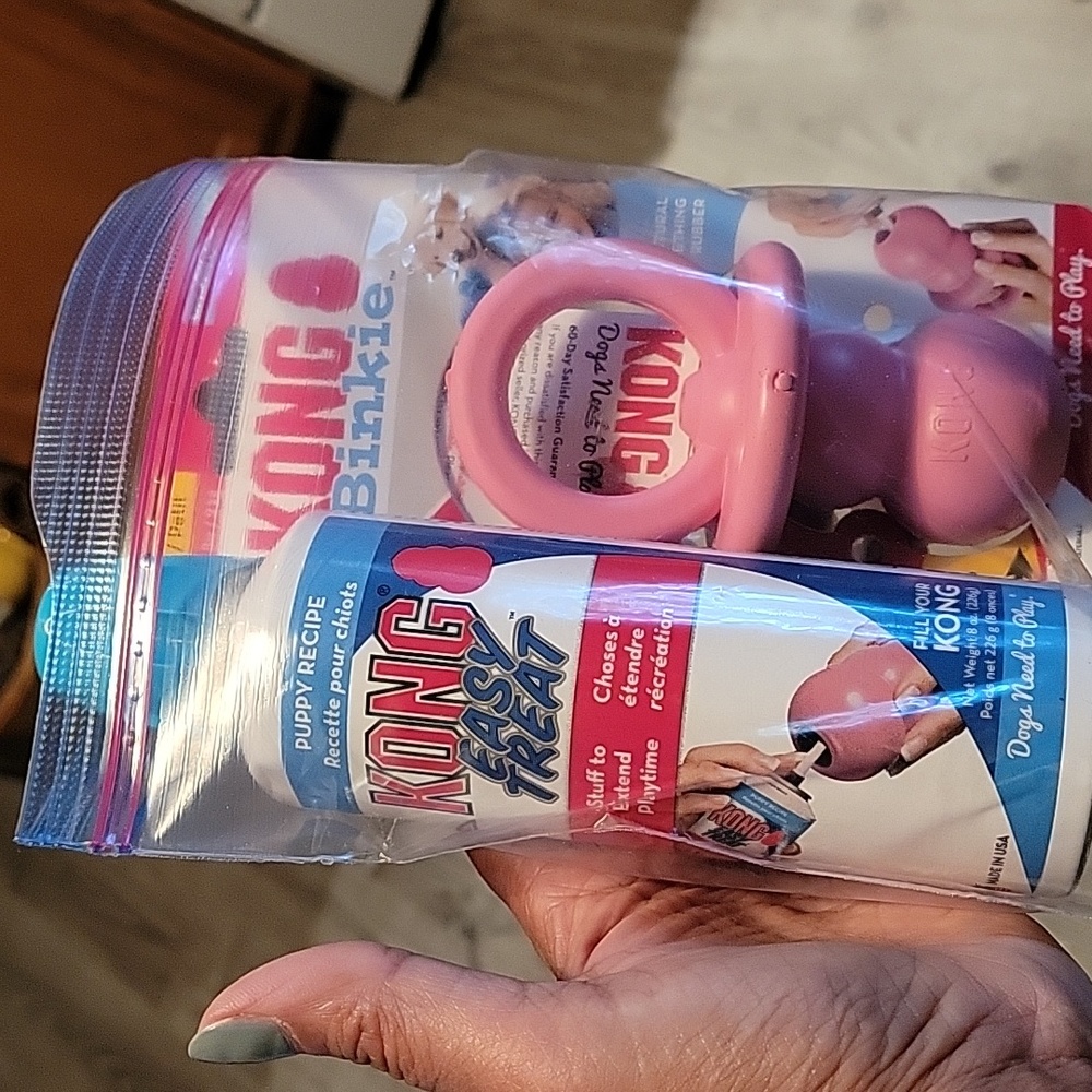 Kong Puppy Binkie with Easy Treat